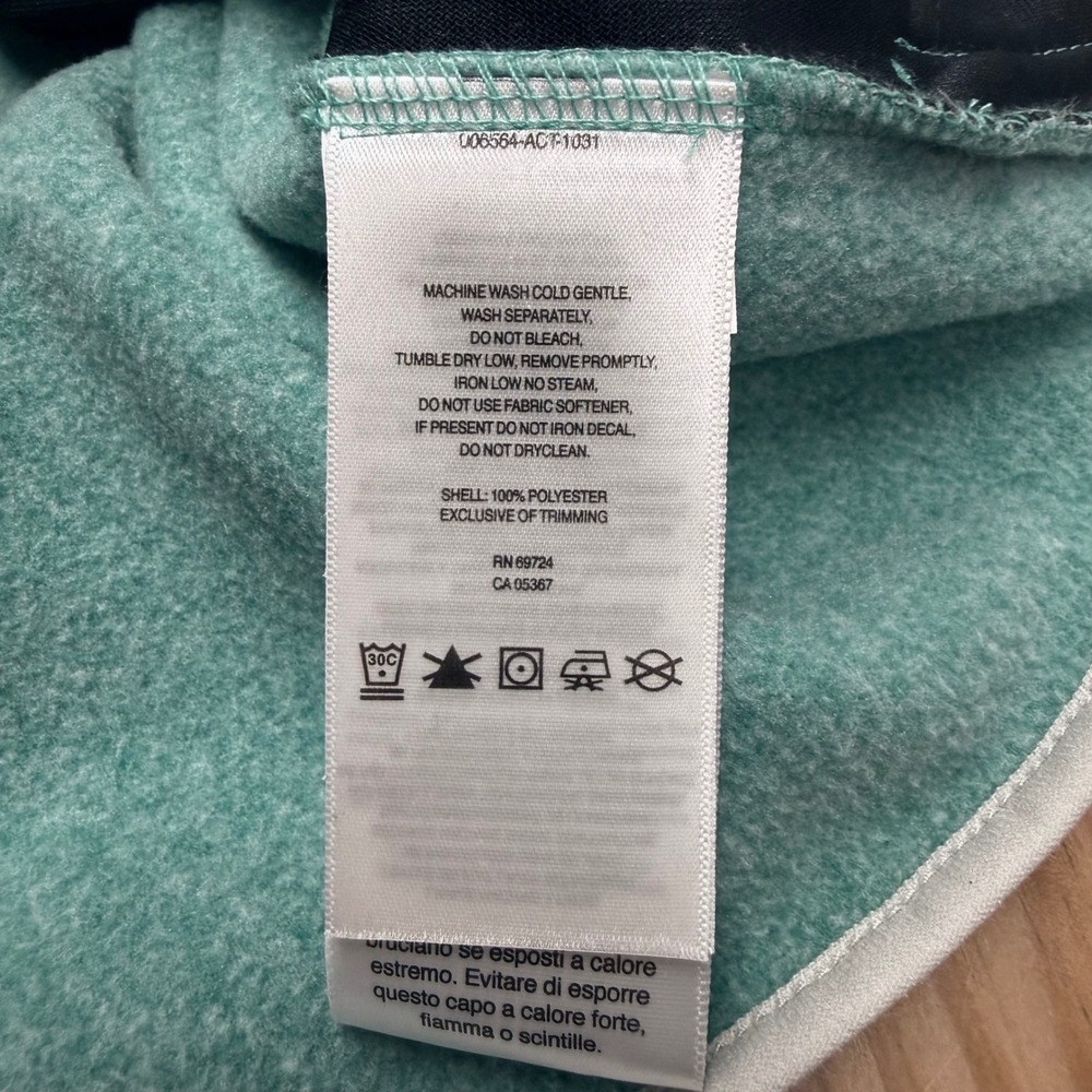 Columbia Harborside Fleece Vest Womens Large Green PFG Full Zip FL1006-962 NEW - Picture 8 of 11
